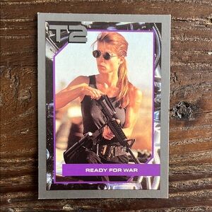 T2 Trading Card - Sarah Connor Ready for War